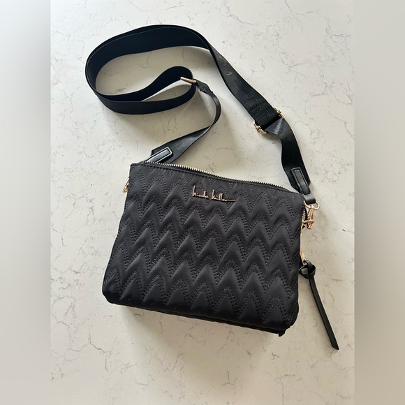 Nicole Miller Handbags - Nicole Miller Black Crossbody Bag